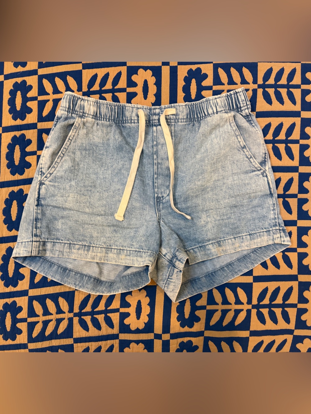 GAP Easy Denim Shorts with Drawstring